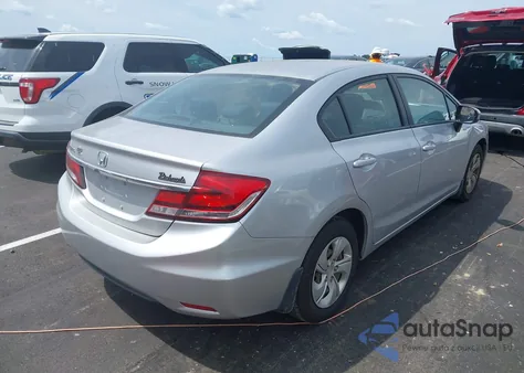 2015 Honda Civic Lx из США, поврежденный, VIN 19XFB2F54FE050564